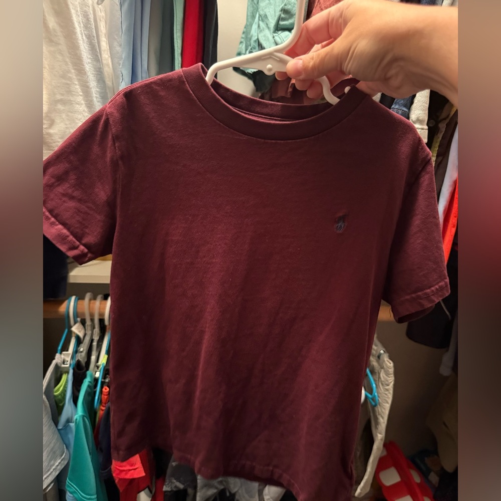 Polo by Ralph Lauren Burgundy Top